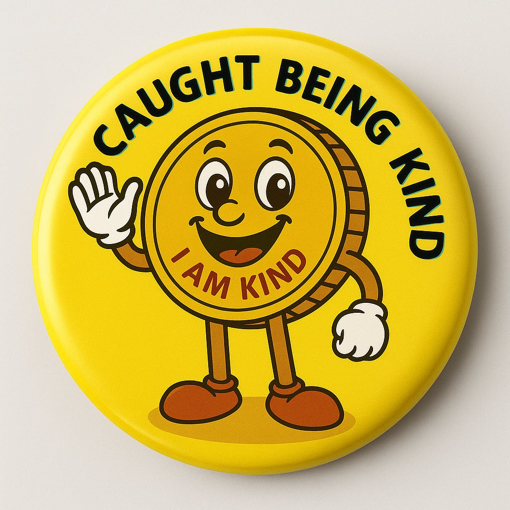 Tally™ Kindness Reward Pins — Set of 20 (Caught Being Kind™ + I Am Kind™)